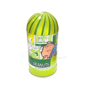 Peanuts 100 Piece Jigsaw 🧩 Puzzle in Tin Collector Can NEW!!!